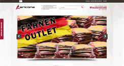 Desktop Screenshot of fahnen-meer.com